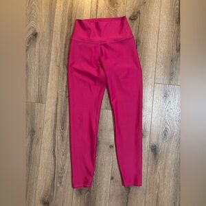 Women's Pink High-Waisted Leggings